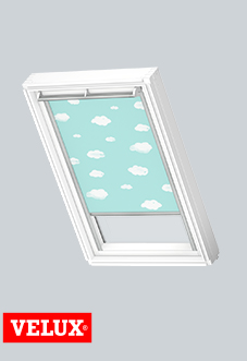 Childrens Roller (Blackout), 4660 Blue Sky - VELUX Loft Blind